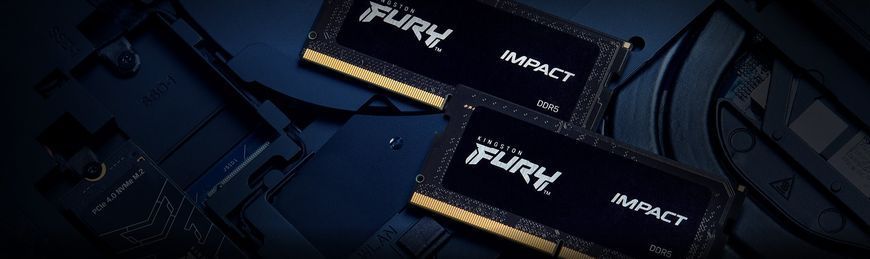Kingston Пам'ять ноутбука DDR5 16GB 4800 FURY Impact KF548S38IB-16 фото