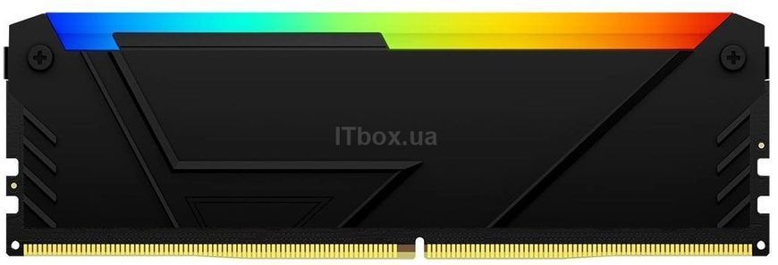 Kingston Пам'ять ПК Kingston DDR4 16GB 3200 FURY Beast RGB KF432C16BB12A/16WP фото