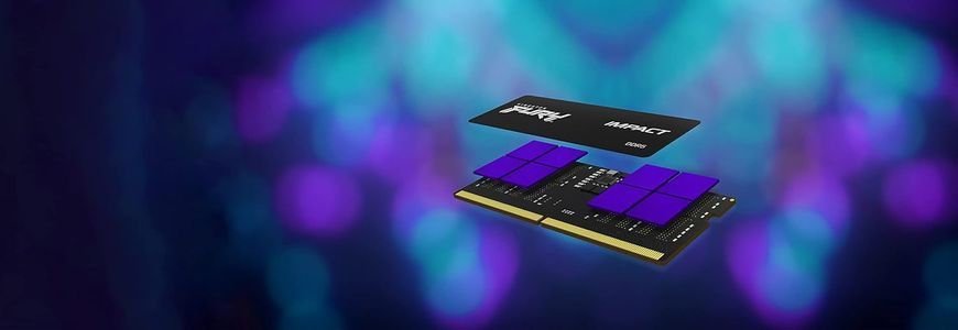 Kingston Пам'ять ноутбука Kingston DDR5 16GB 6000 FURY Impact XMP KF560S38IB-16 фото