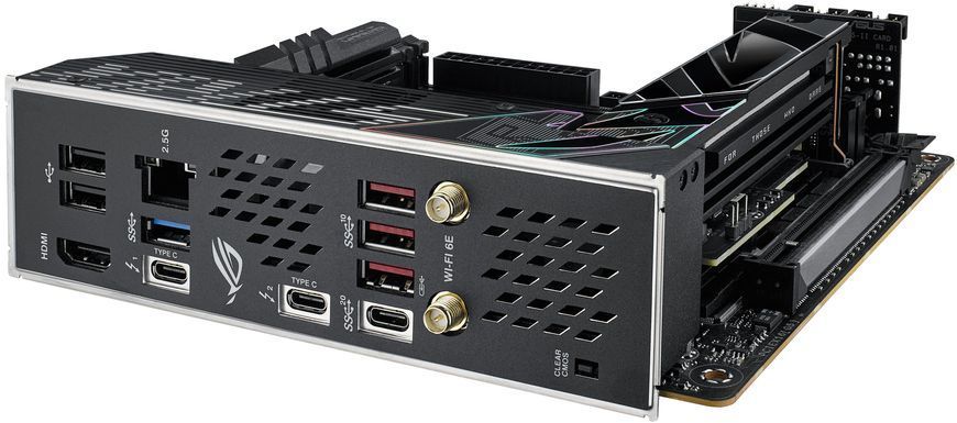ASUS Материнcкая плата ROG STRIX Z790-I GAMING WIFI s1700 Z790 2xDDR5 M.2 HDMI Thunderbolt Wi-Fi BT mITX 90MB1CM0-M0EAY0 фото