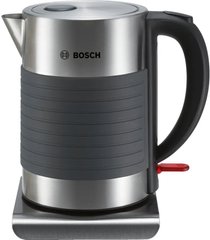 Электрочайник Bosch, 1.7л, металл, металл TWK7S05 фото