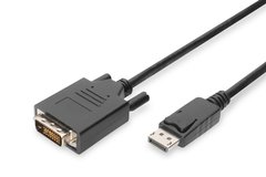 Кабель DIGITUS DisplayPort to DVI-D(AM/AM)2m,black AK-340301-020-S фото