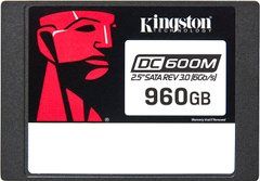 Накопичувач SSD Kingston 2.5" 960GB SATA DC600M SEDC600M/960G фото