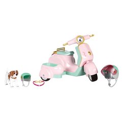 Транспорт для ляльок LORI Скутер з коляскою і собачкою LO37034Z - купити в інтернет-магазині Coolbaba Toys