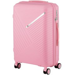 2E Валіза пластикова, SIGMA, середня, 4 колеса, рожева - купити в інтернет-магазині Coolbaba Toys