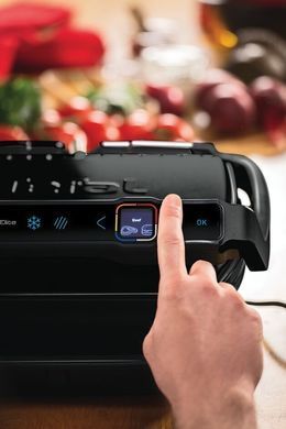 Tefal Гриль прижимной OptiGrill Elite 2000Вт, темп. режимов-15, съёмные пластины, металл, черный GC750830 фото
