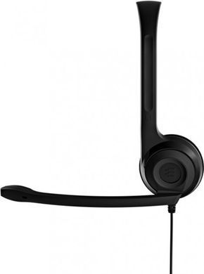 Epos Гарнитура компьютерная стерео On-Ear PC 3 Chat, 2x3.5мм, однонаправленный, 2м, Черный 1000430 фото