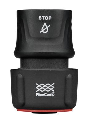 Конектор для шланг Fiskars FiberComp 3/4" з автостопом. 1054790 фото