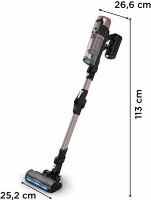 Rowenta Пилосос Rowenta безпровідний X-Force Flex 16.60 Aqua Animal, 315Вт, вологе прибирання, конт пил -0.65л, автон. робота до 120хв, HEF system 99,9%, чорно-бронзовий RH9CD9E0 фото