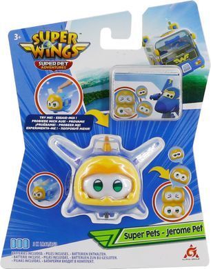 Super Wings Ігрова фігурка Super Pet Джером улюбленець (Jerome pet), світло EU770413 фото