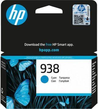 HP Картридж No.938 OfficeJet Pro 9110b/9120/9120b/9130/9130b/9700/9700e Cyan (800 стор) 4S6X5PE фото