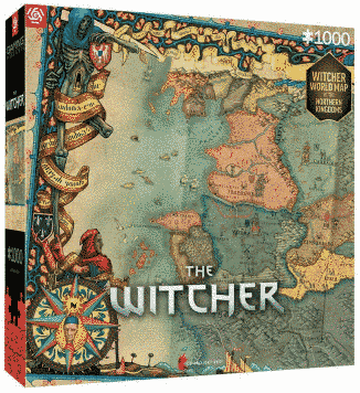 GoodLoot Пазл Witcher 3 Northern Kingdoms Puzzles 1000 эл. 5908305242994 фото