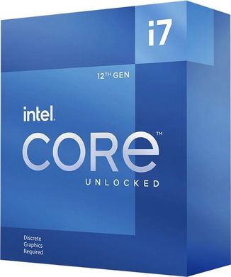 Intel Центральний процесор Core i7-12700KF 12C/20T 3.6GHz 25Mb LGA1700 125W w/o graphics Box BX8071512700KF фото