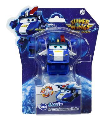 Super Wings Ігрова фігурка-трансформер Super Wings Transform-a-Bots Люсі (Lucie), 5см EU780035 фото