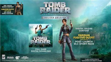 Games Software Гра консольна PS5 Tomb Raider: Legacy of Atlantis &ndash; Day One Edition, BD диск 4020628534332 фото