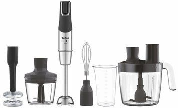 Блендер Tefal заглибний INFINY FORCE PRO, 1200Вт, 9в1, чаша-800мл, чопер 500мл, спиралайзер, турборежим , чорний HB95LD38 фото