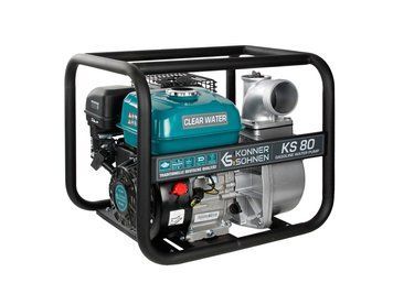 K&ouml;nner & S&ouml;hnen Мотопомпа бензиновая KS 80 1000л/мин 7.0л.с 26кг KS80 фото