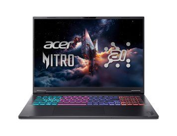 Acer Ноутбук Acer Nitro 18 AN18-61 18" WQXGA IPS, AMD R9-365, 32GB, F2TB, NVD5070Ti-12, Lin, чорний NH.QYFEU.003 фото