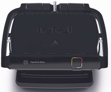 Tefal Гриль прижимной OptiGrill Elite 2000Вт, темп. режимов-15, съёмные пластины, металл, черный GC750830 фото
