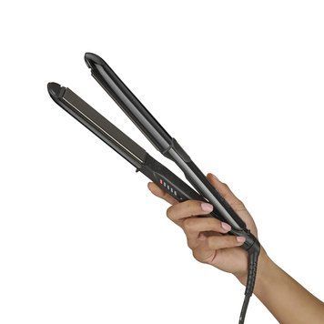BaByliss Випрямляч Black Chrome, темп.режимів-5, 130-230&deg;C, титан, чорний ST486E фото