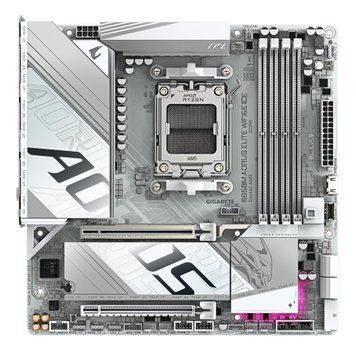 Gigabyte Материнская плата B850M AORUS ELITE WF6E ICE sAM5 B850 4xDDR5 M.2 Wi-Fi BT mATX B850M_A_ELT_WF6E_ICE фото