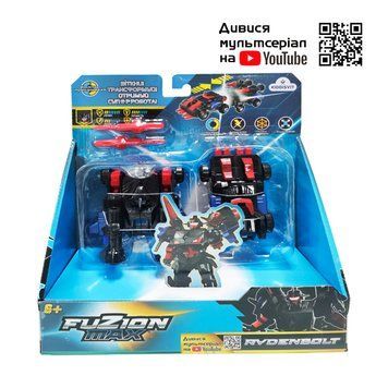 Игровой набор машинок-трансформеров FUZION MAX - РАЙДЕНБОЛТ 54005 фото
