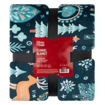 ARDESTO Плед Ardesto Christmas Flannel 160х200см, 100% поліестер, олені, зелений