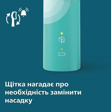 Philips Щетка зубная электр. Sonicare 4100 Series, 31т. колеб/мин, насадок-1, зеленый HX3689/43 фото
