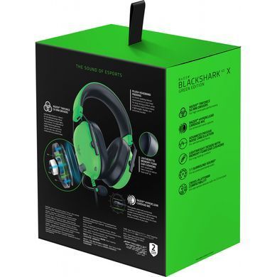 Razer Гарнітура Blackshark V2 X 3.5мм Green RZ04-03240600-R3M1 фото