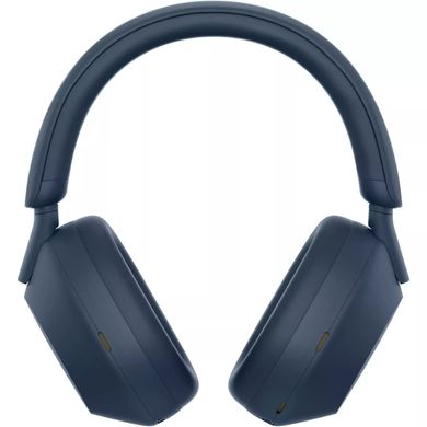 Sony Навушники Over-ear WH-1000XM5 BT 5.2, ANC, Hi-Res, AAC, LDAC, Wireless, Mic, Синій WH1000XM5L.CE7 фото