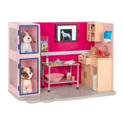 Игровой набор Our Generation Ветеринарная клиника, розовый BD35140Z фото