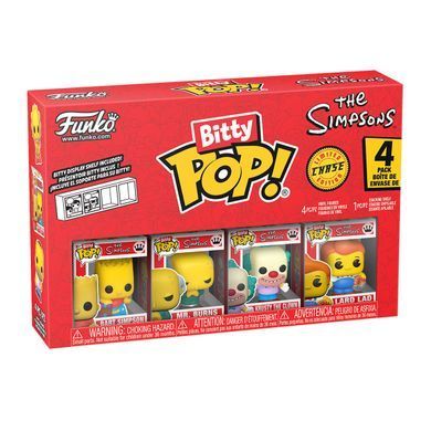 Набор игровых фигурок BITTY POP! серии "Симпсоны" - БАРТ (4 фигурки в асс.) 85707 фото