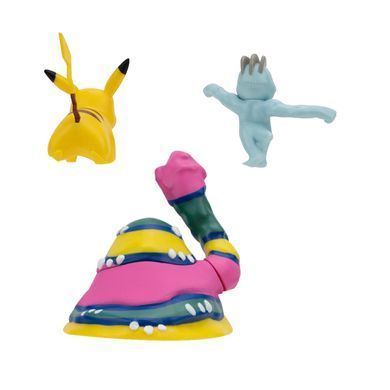 Набір ігрових фігурок POKEMON W19 - МАЧОП, ПІКАЧУ, АЛОЛА МАК PKW3597 фото