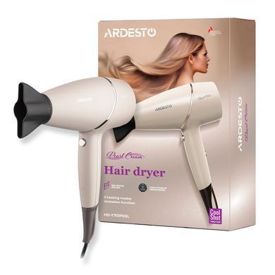 ARDESTO Фен Pearl Cream HD-Y701PERL, 1750-2100Вт, 3 швидкості, 3 темп.режими, бежевий HD-Y701PERL фото