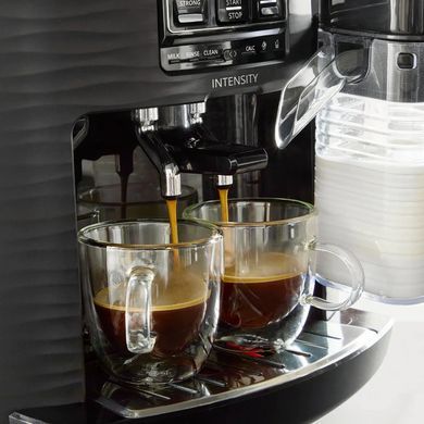 Krups Krups coffee machine Intensity Milk, 1.7L, auto capuchino maker, auto recipe-4, black EA5028E0 фото