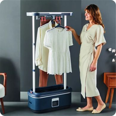 Tefal Автоматический паровой шкаф Care For You First, 1500Вт, 1200мл, паровой удар -35гр, синий YT2020E0 фото