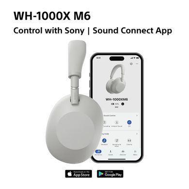 Sony Навушники Over-ear WH-1000XM6 BT 5.3, ANC, Hi-Res, AAC, LDAC, LC3, Wireless, Mic, Рожевий WH1000XM6P.E фото