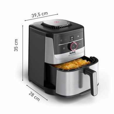 Tefal Мультипіч Tefal Easy Fry Silence Smart, 1670Вт, чаша-5л, сенсорне керув., 55 програм, пластик, сірий EY572DE1 фото