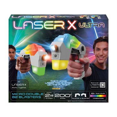 Ігровий набір для лазерних боїв - LASER X ULTRA MICRO ДЛЯ ДВОХ ГРАВЦІВ 87551 фото