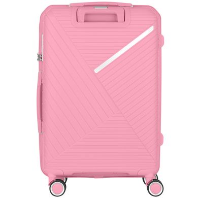 Набір пластикових валіз 2E, SIGMA, (L+M+S),4 колеса, рожевий 2E-SPPS-SET3-PK фото