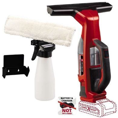 Einhell Очиститель окон аккумуляторный BRILLIANTO, 18В, 280мм, 0.1л, с распылителем, 0.74кг, без АКБ и ЗУ 3437100 фото