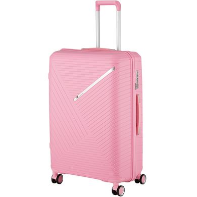 Набор пластиковых чемоданов 2E, SIGMA,(L+M+S), 4 колеса, розовый 2E-SPPS-SET3-PK фото