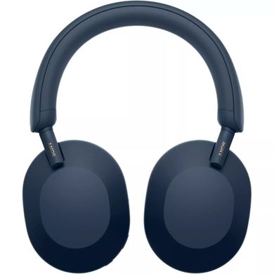 Sony Навушники Over-ear WH-1000XM5 BT 5.2, ANC, Hi-Res, AAC, LDAC, Wireless, Mic, Синій WH1000XM5L.CE7 фото