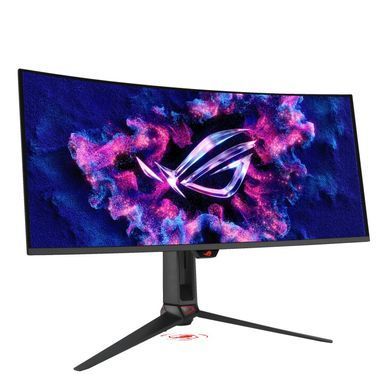 ASUS Монітор Asus 34" ROG Swift OLED PG34WCDN 2xHDMI, DP, USB-C, 3xUSB, Audio, QD-OLED, 3440x1440, 21:9, 360Hz, 0.03ms, DCI-P3 99%, CURVED, G-SYNC, FreeSync, HAS, HDR500 90LM0CU0-B01971 фото