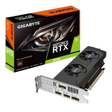 Gigabyte Видеокарта GeForce RTX 3050 6GB GDDR6 OC Low Profile GV-N3050OC-6GL фото