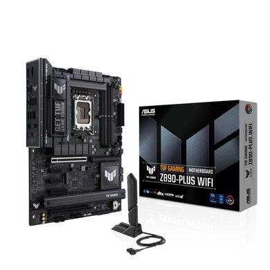 ASUS Материнcкая плата TUF GAMING Z890-PLUS WIFI s1851 Z890 4xDDR5 M.2 DP HDMI Wi-Fi BT ATX 90MB1IQ0-M0EAY0 фото