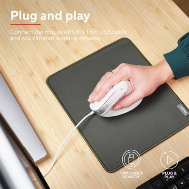 Trust Мышь Trust Bayo 2 Ergonomic, USB-A, біла 25397_TRUST фото