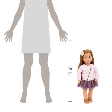 Our Generation Лялька Віена (46 см) в рожевій шкіряній куртці BD31101Z фото