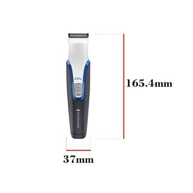 Remington Набір для стрижки G4 Graphite series, для бороди, вусів, голови, носа і тіла, мережа+акум., насадок-7, сталь, чорно-білий PG4000 фото