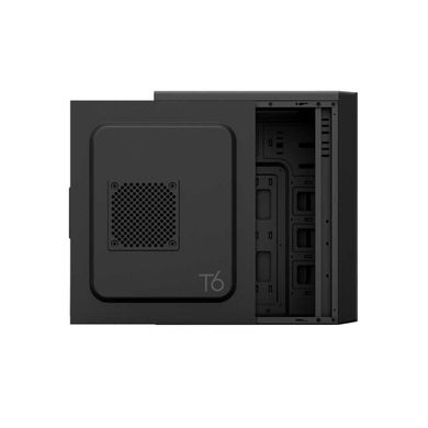 Корпус Zalman T6, без БП, 1xUSB3.0, 2xUSB2.0, 1x120mm Black fan, Perforated Side, ATX, Black T6 фото